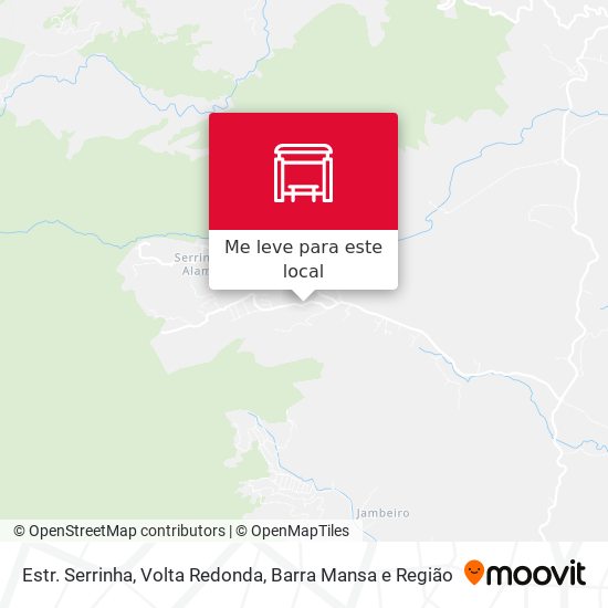 Estr. Serrinha mapa