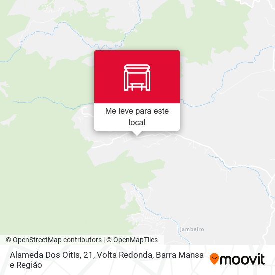 Alameda Dos Oitís, 21 mapa