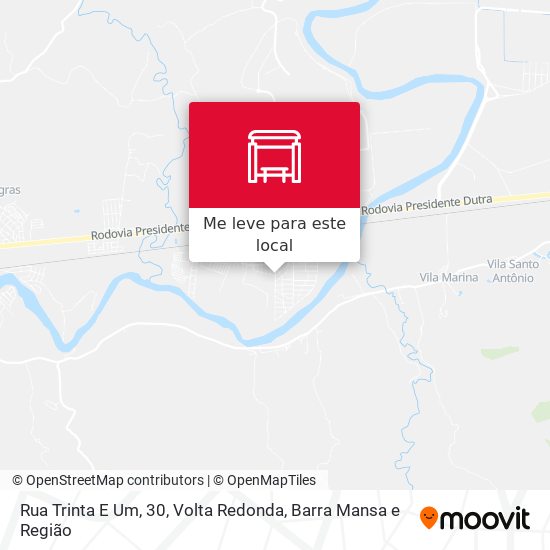 Rua Trinta E Um, 30 mapa