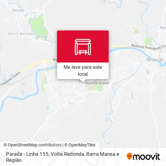 Parada - Linha 155 mapa