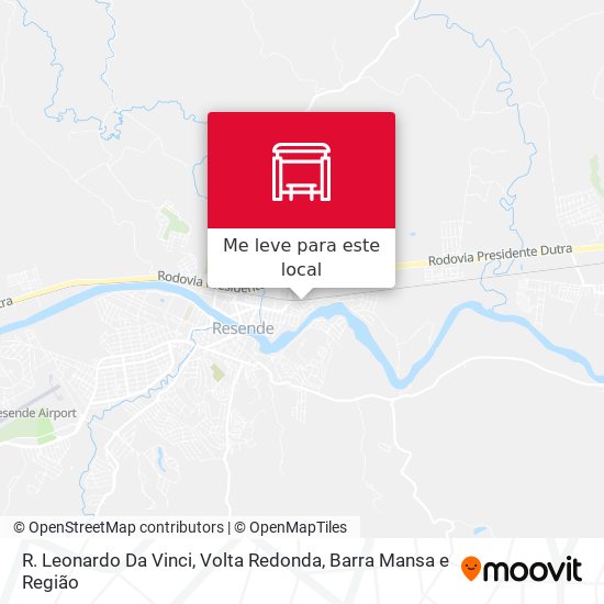 R. Leonardo Da Vinci mapa