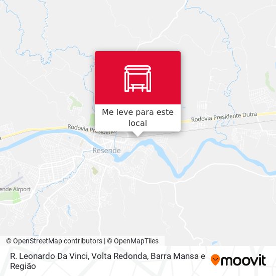 R. Leonardo Da Vinci mapa