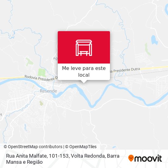 Rua Anita Malfate, 101-153 mapa