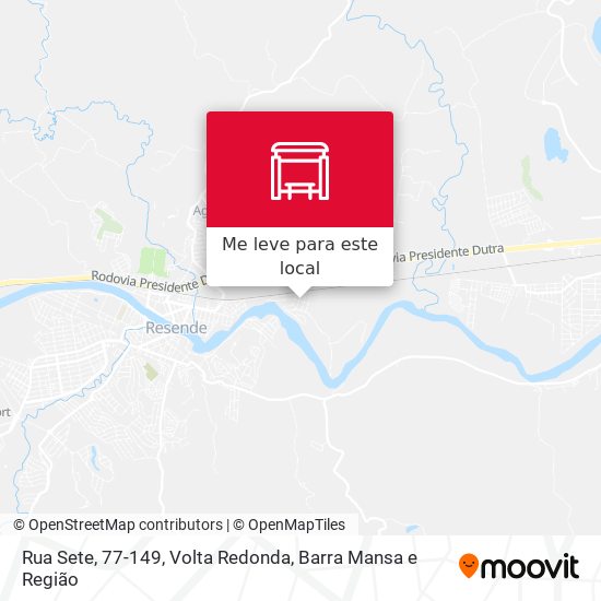 Rua Sete, 77-149 mapa