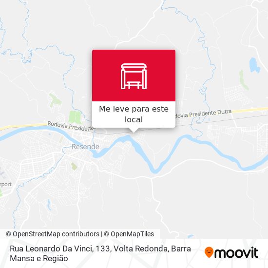Rua Leonardo Da Vinci, 133 mapa