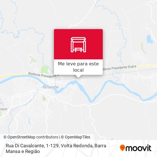 Rua Di Cavalcante, 1-129 mapa