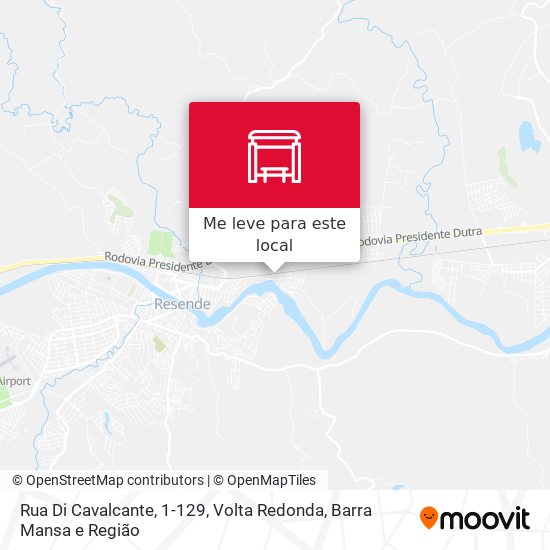 Rua Di Cavalcante, 1-129 mapa