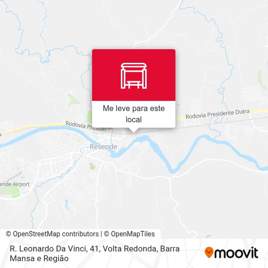 R. Leonardo Da Vinci, 41 mapa