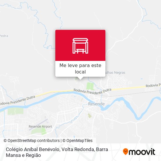Colégio Aníbal Benévolo mapa