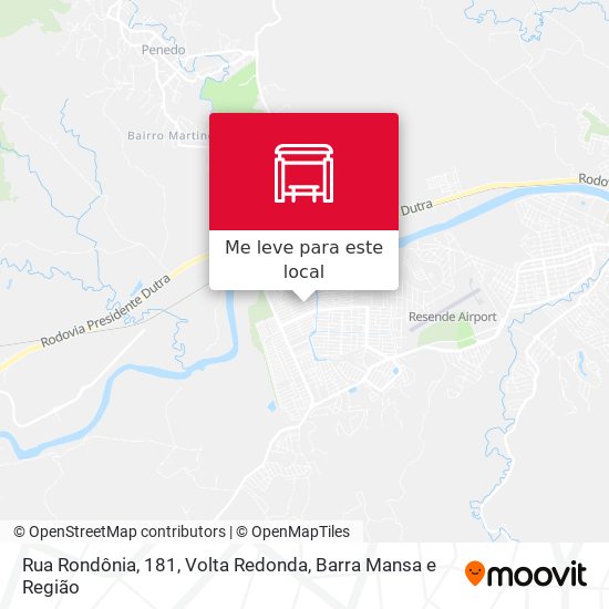 Rua Rondônia, 181 mapa