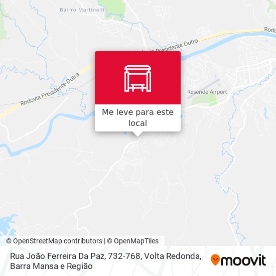 Rua João Ferreira Da Paz, 732-768 mapa