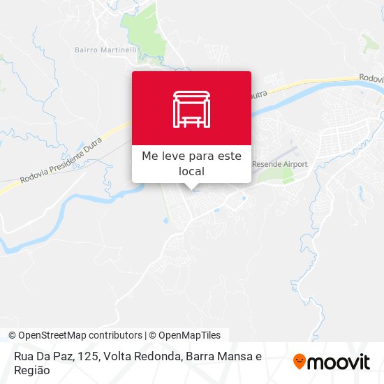 Rua Da Paz, 125 mapa