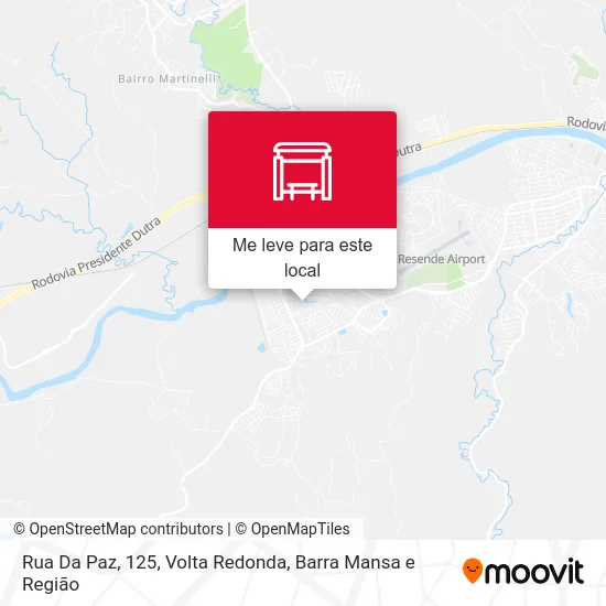 Rua Da Paz, 125 mapa
