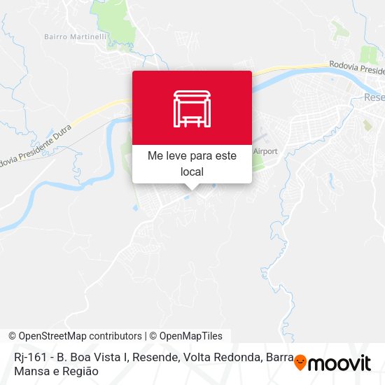 Rj-161 - B. Boa Vista I, Resende mapa