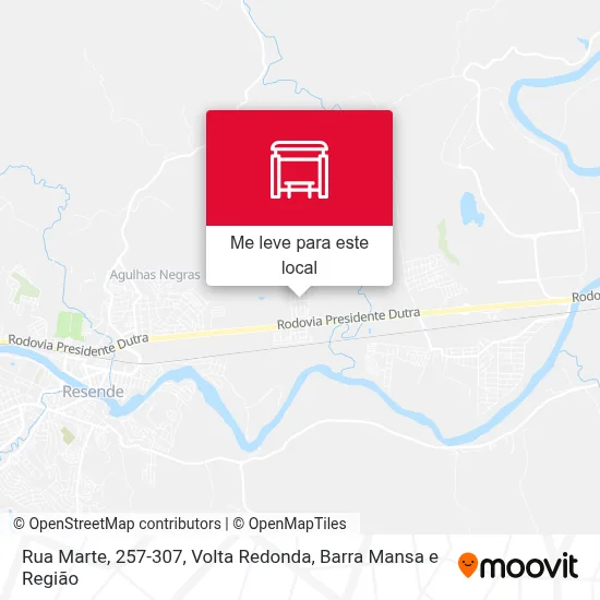 Rua Marte, 257-307 mapa