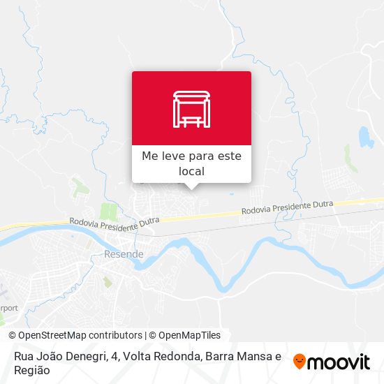 Rua João Denegri, 4 mapa