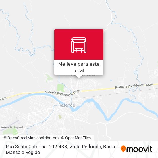 Rua Santa Catarina, 102-438 mapa