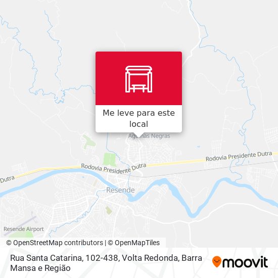 Rua Santa Catarina, 102-438 mapa