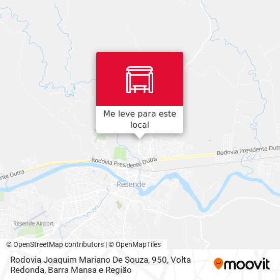 Rodovia Joaquim Mariano De Souza, 950 mapa