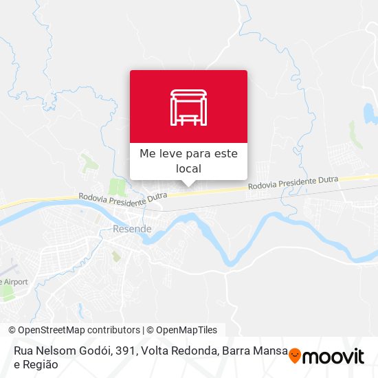 Rua Nelsom Godói, 391 mapa