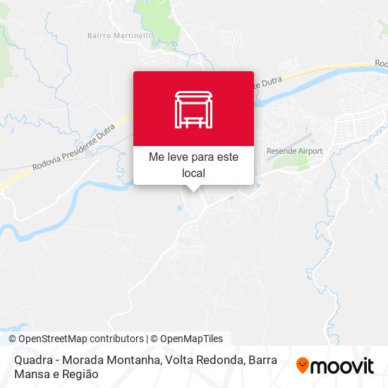 Quadra - Morada Montanha mapa