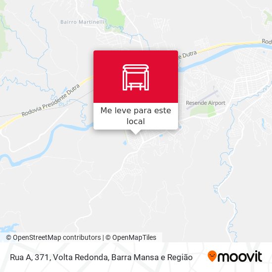 Rua A, 371 mapa