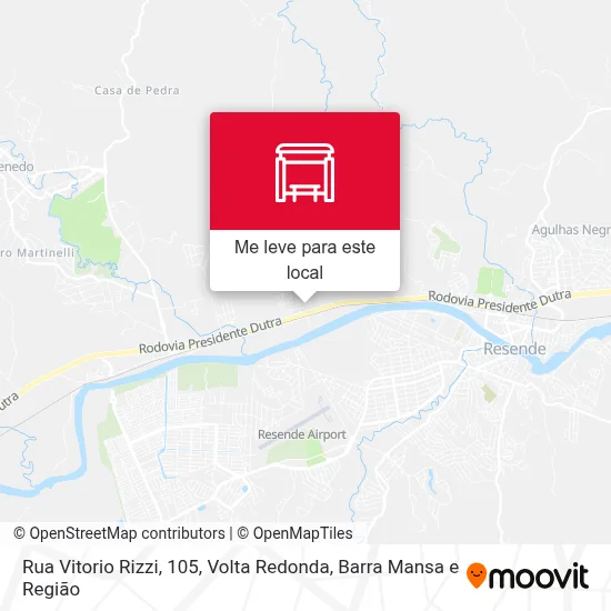 Rua Vitorio Rizzi, 105 mapa