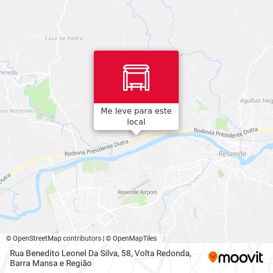 Rua Benedito Leonel Da Silva, 58 mapa