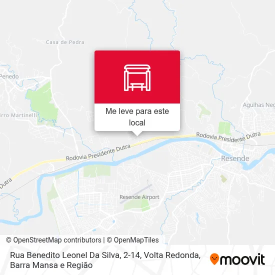 Rua Benedito Leonel Da Silva, 2-14 mapa