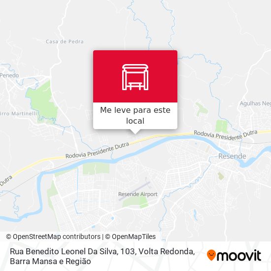 Rua Benedito Leonel Da Silva, 103 mapa