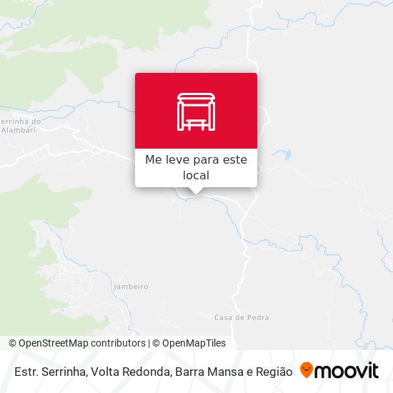 Estr. Serrinha mapa