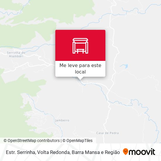 Estr. Serrinha mapa