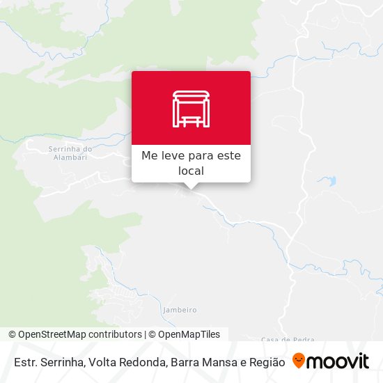 Estr. Serrinha mapa