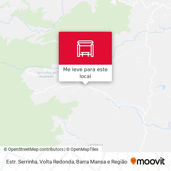 Estr. Serrinha mapa