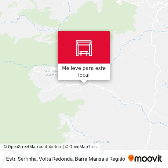 Estr. Serrinha mapa