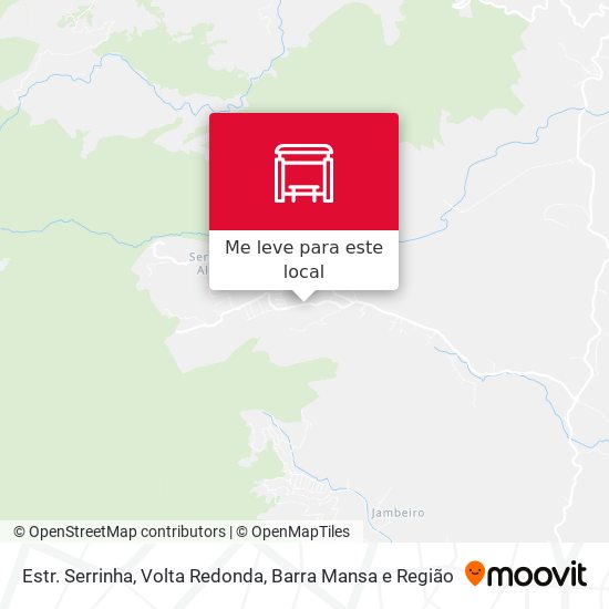 Estr. Serrinha mapa