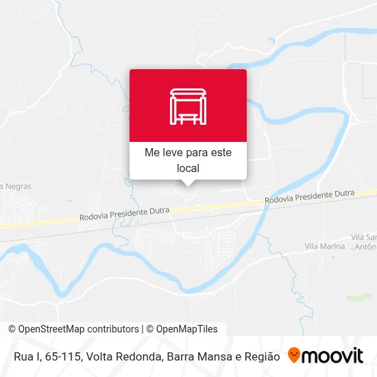 Rua I, 65-115 mapa