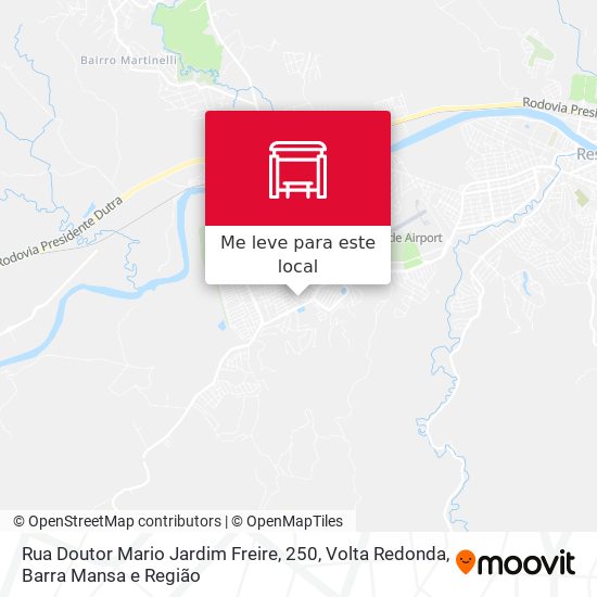 Rua Doutor Mario Jardim Freire, 250 mapa