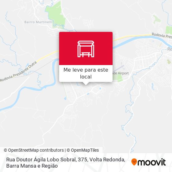 Rua Doutor Ágila Lobo Sobral, 375 mapa