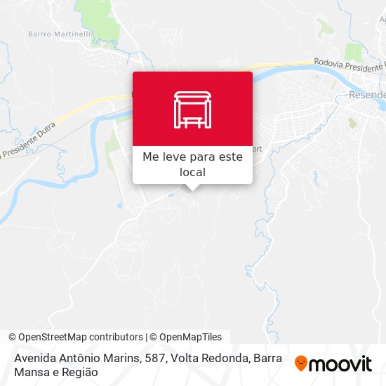 Avenida Antônio Marins, 587 mapa
