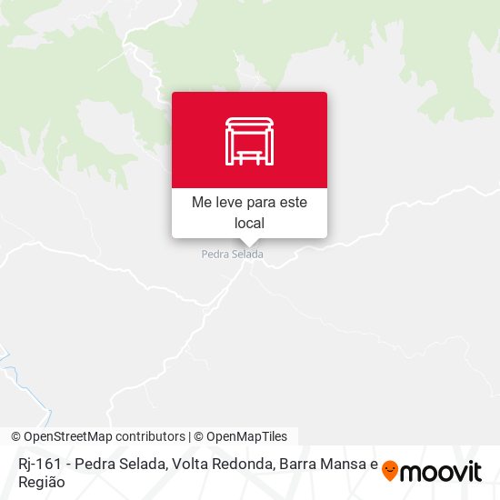 Rj-161 - Pedra Selada mapa