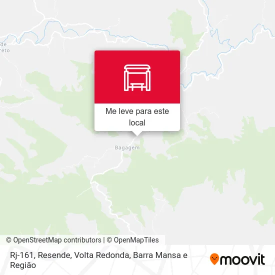 Rj-161, Resende mapa