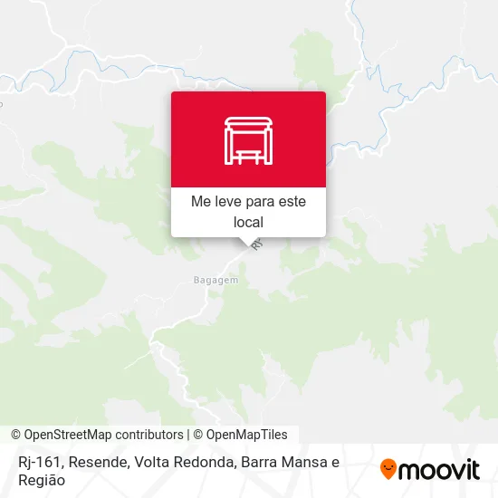 Rj-161, Resende mapa