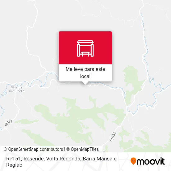 Rj-151, Resende mapa