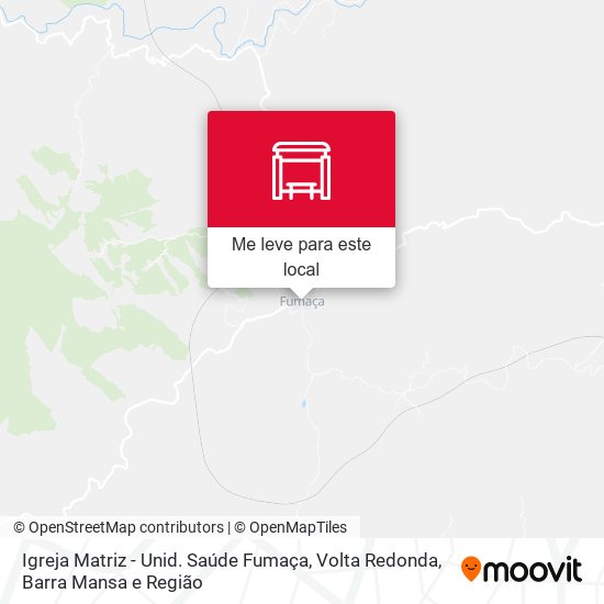 Igreja Matriz - Unid. Saúde Fumaça mapa