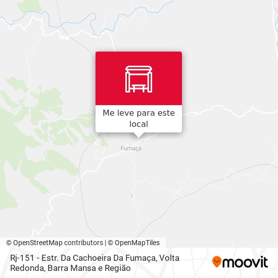 Rj-151 - Estr. Da Cachoeira Da Fumaça mapa