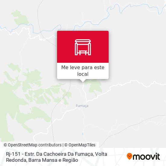 Rj-151 - Estr. Da Cachoeira Da Fumaça mapa