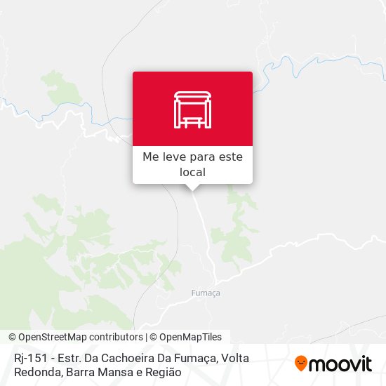Rj-151 - Estr. Da Cachoeira Da Fumaça mapa