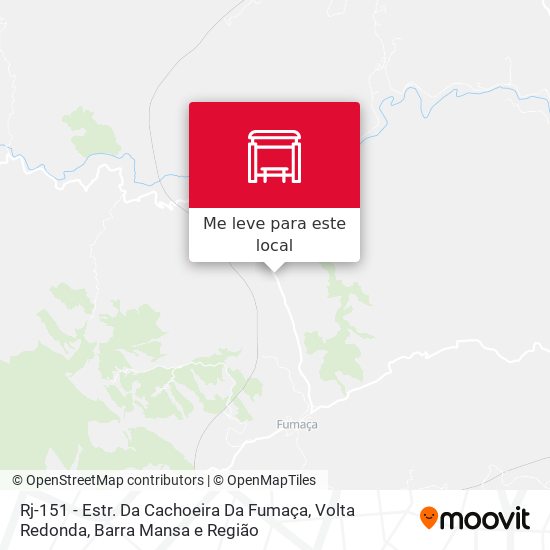 Rj-151 - Estr. Da Cachoeira Da Fumaça mapa
