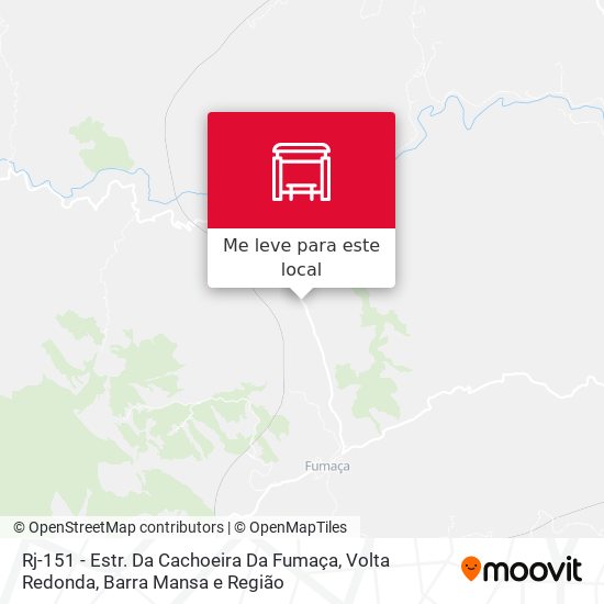 Rj-151 - Estr. Da Cachoeira Da Fumaça mapa